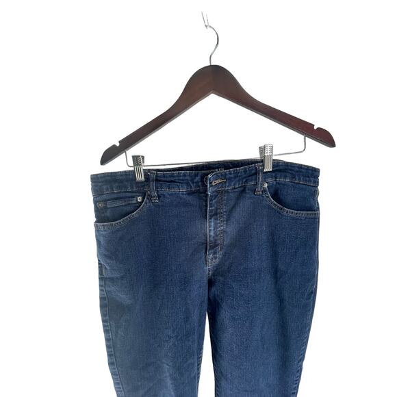 Lauren Ralph Lauren Medium Wash Blue Denim Tapered Mom Jeans Women's Size 16 - Picture 3 of 11